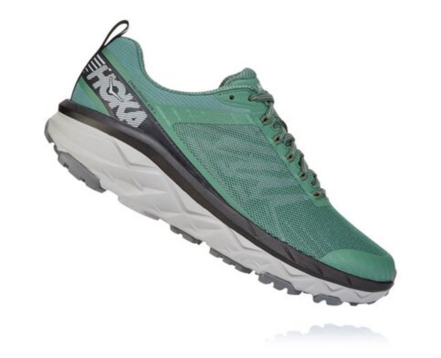 Hoka One One Mens Trail Shoes - Challenger ATR 5 - Green - FBNM52408